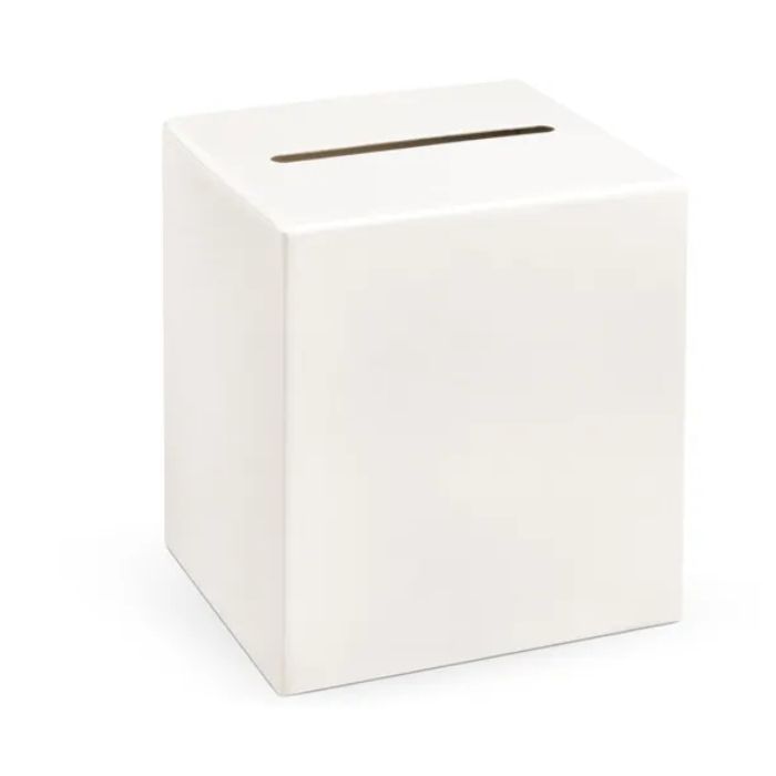 Box für Karten cremefarben 24x24x24 cm 