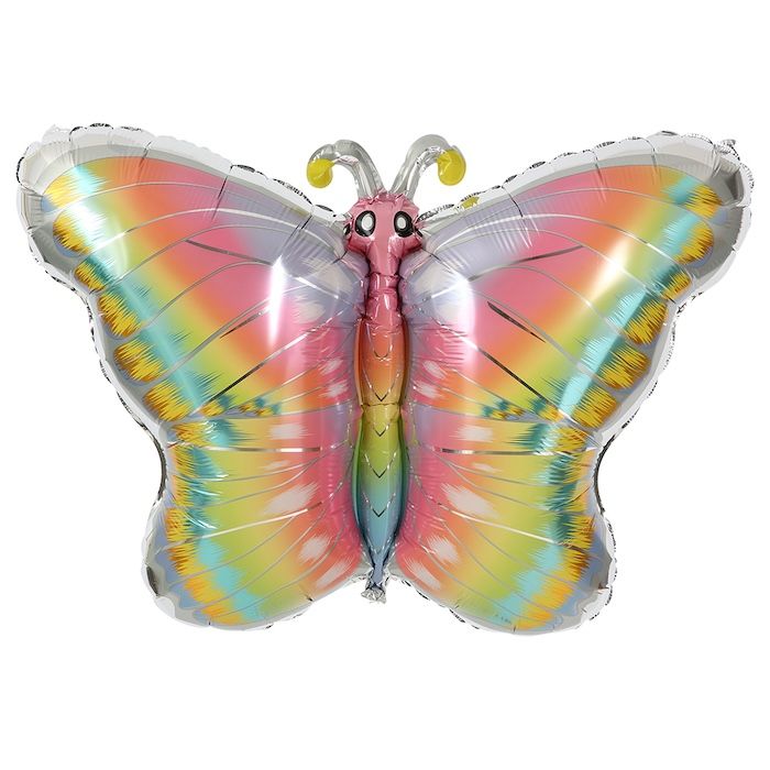 Tropischer Schmetterlingsfolienballon 52 cm