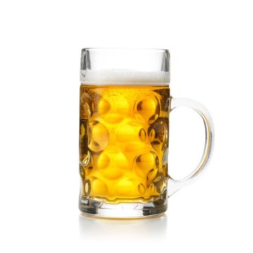 1 Liter Oktoberfest Bierkrug Glas