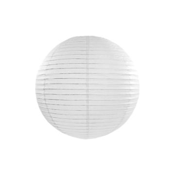Weiße Papierlaterne - 35 cm