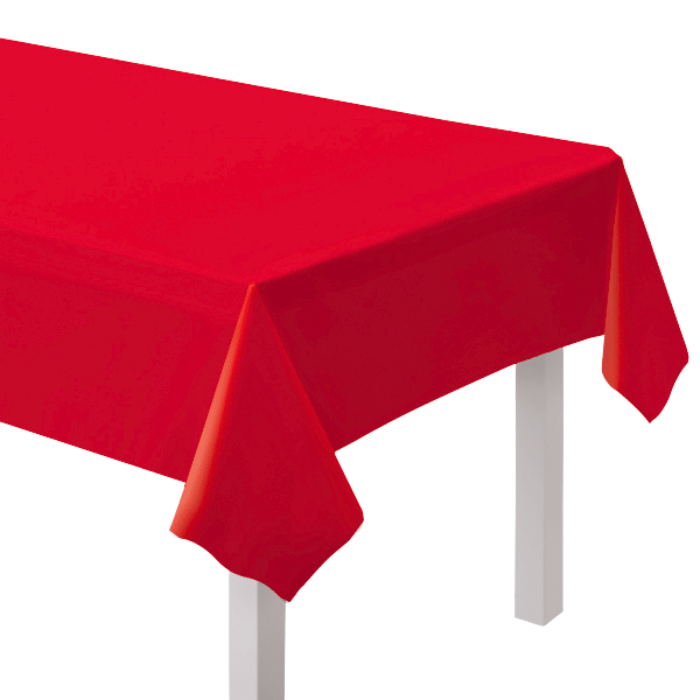 Rote Papiertischdecke - 120x180 cm