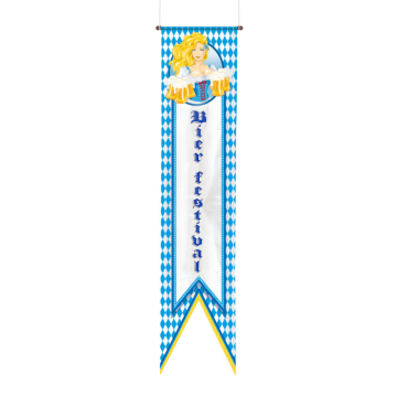 Oktoberfest Bierkrugbanner - 40x180 cm