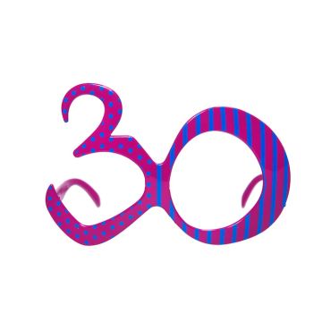 30 Jahre Geburtstagsbrillen Fuchsia
