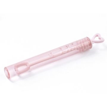 Seifenblasen Rohr Mit Herzgriff Rosa - 10 cm