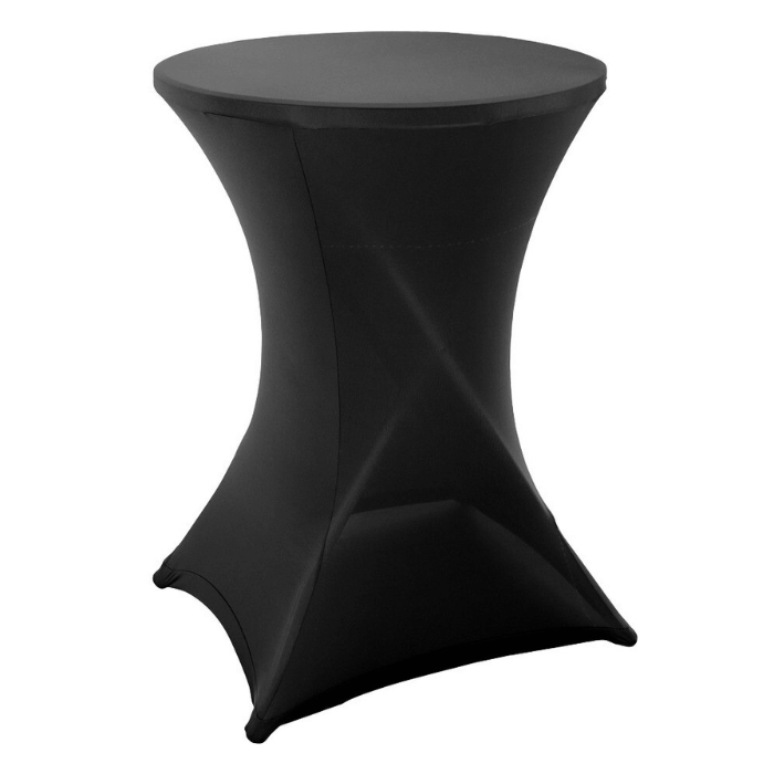 Bar bord cover sort - 80x110 cm