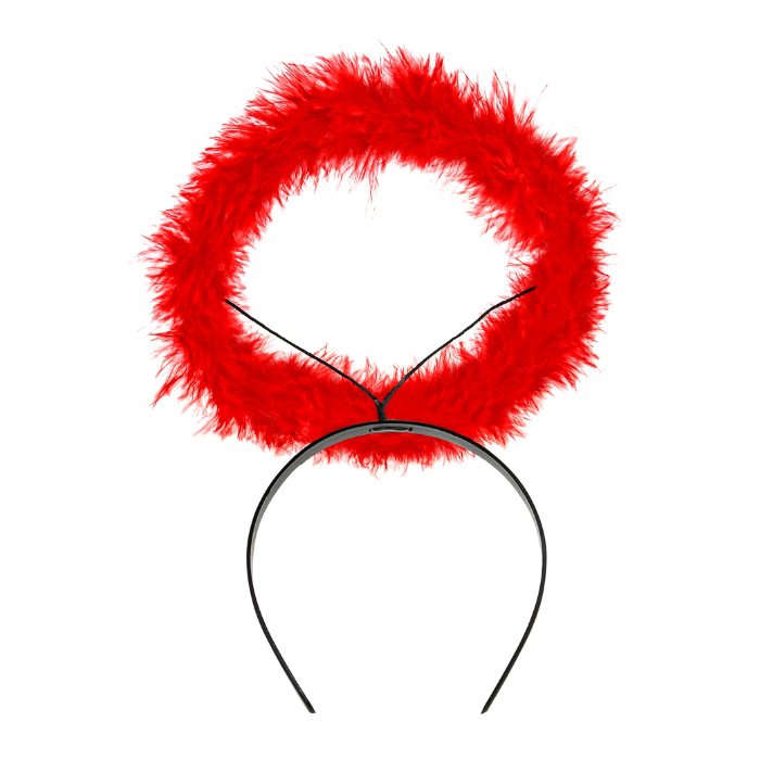 Rotes Heiligenschein-Haarband