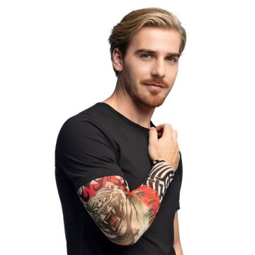 Tiger Tattoo-Ärmel aus Nylon - Einheitsgröße