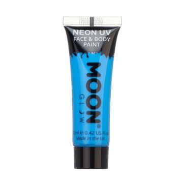 Intensive Neon-UV-Gesichts- und Körperfarbe 12 ml Moon Creations blau