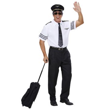 Pilotkostüm für Herren - 3 Teile