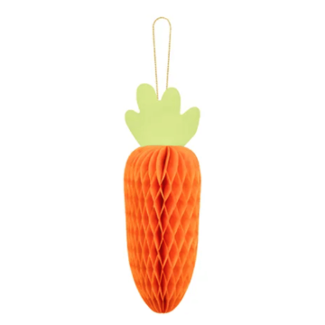 Karotten-Honeycomb-Dekoration - 20 cm