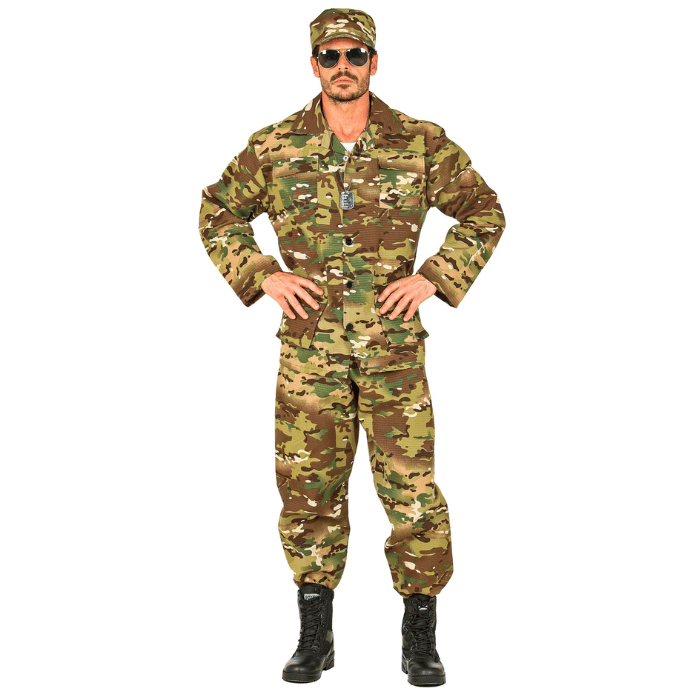 Soldaten Tarnkostüm - 3 Teile