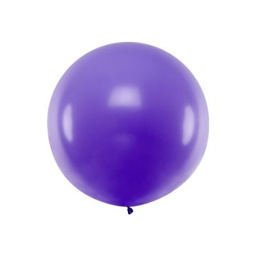 Riesiger Pastell Lila Ballon - 1 Meter