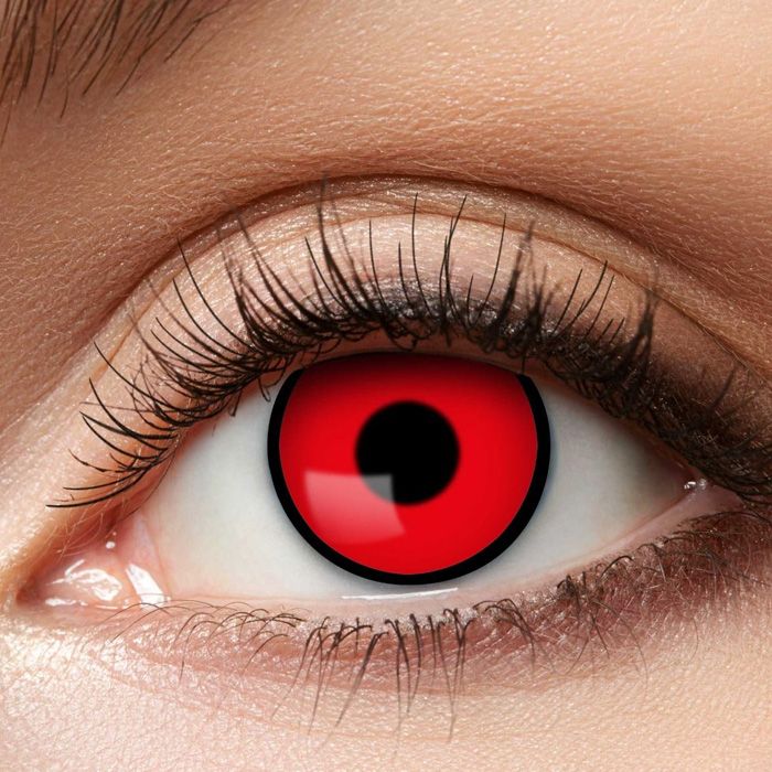 Kontaktlinsen scarlet rot