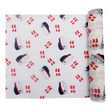 Rote Studenten Tischläufer - 28 cm x 4 m 