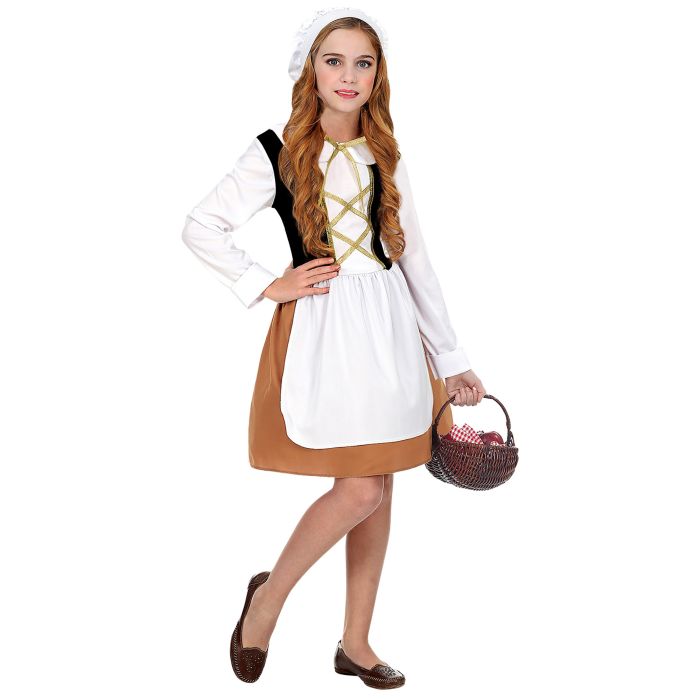 Mittelaltermädchen Kostüm für Mädchen