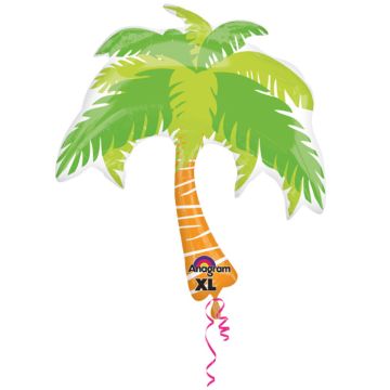 Palmen-Folieballon - 74 x 83 cm
