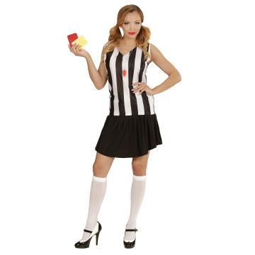Fußball-Schiedsrichter Kostüm für Damen