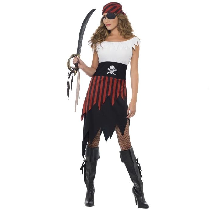Klassisches Piratenkostüm für Damen