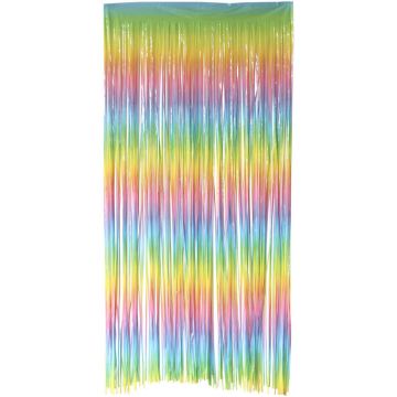 Regenbogen Glitzervorhang - 100 x 200 cm