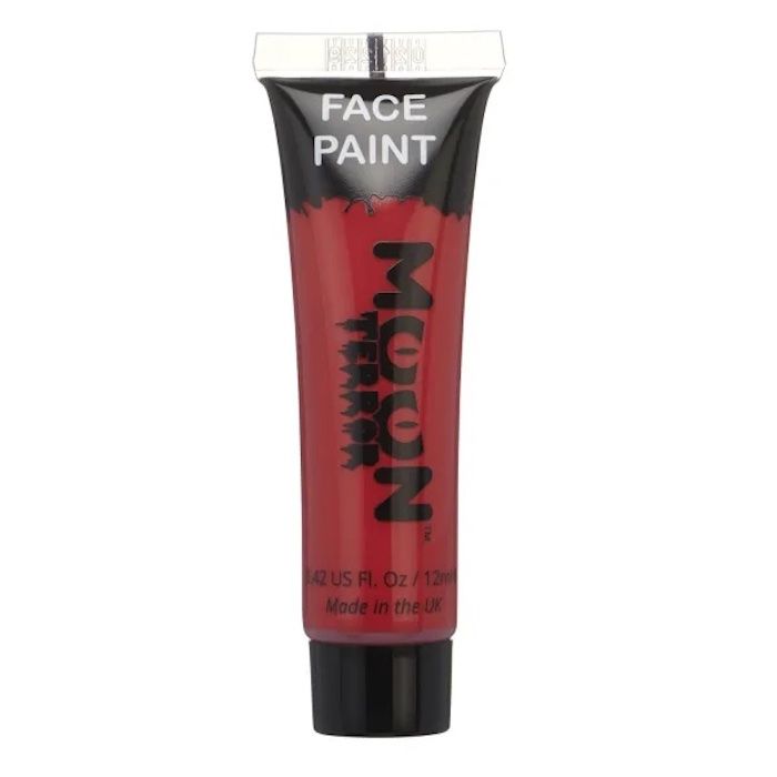 Halloween Gesichts- und Körperfarbe Rot 12 ml Moon Creations
