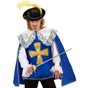 Musketiermütze für Jungen in Blau