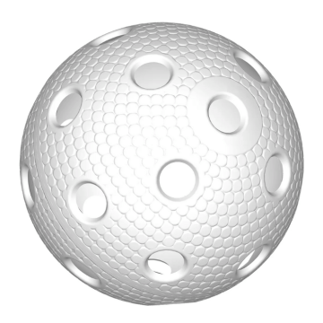 Hockeyball Floorball weiß 1x