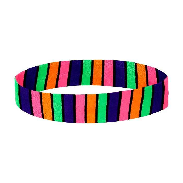 Mehrfarbiges Neon-Haarband
