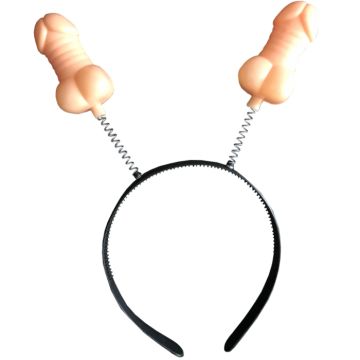 Haarreif mit doppeltem Penis - Einheitsgröße