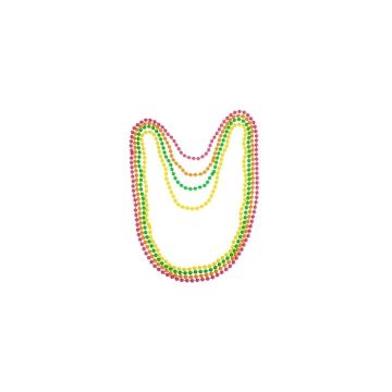 UV Perlenhalskette Set 4x