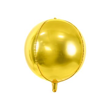 Metallic-Gold Folienballon - 40 Zentimeter