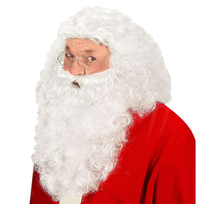 Weihnachtsmann Perücke und Bart