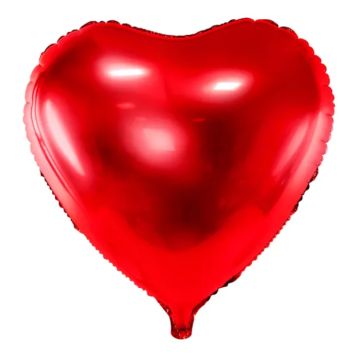 Herzfolienballon rot - 45 cm