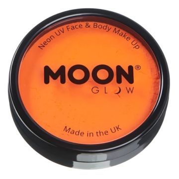 Neon UV Gesichts- und Körpermalfarbe Intens Orange 36 g Moon Creations