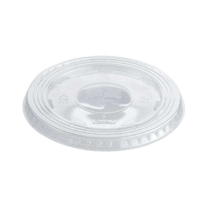 Flacher Deckel für Plastikbecher 100x - 0,3-0,5l
