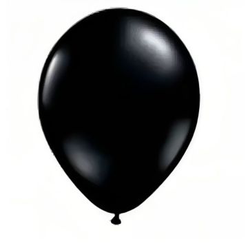 Schwarze Luftballons 100x - 22 cm