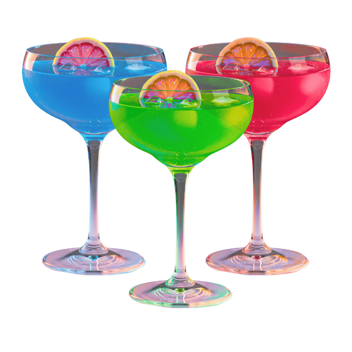 Coupe-Cocktailgläser 4x - 240 ml