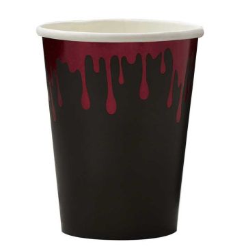Blutige Becher 5x - 8 x 9,5 cm