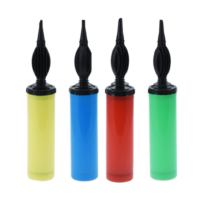 Ballon manuelle Pumpe assortiert - 28,5x5 cm