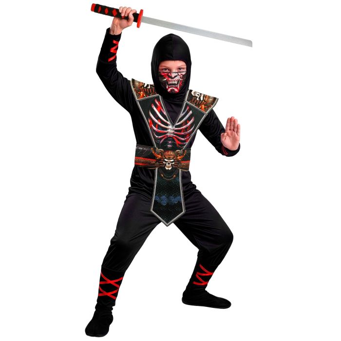 Ninja-Skelettkostüm für Jungen