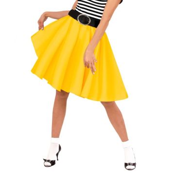 Gelber Rock'n'Roll-Rock - Einheitsgröße