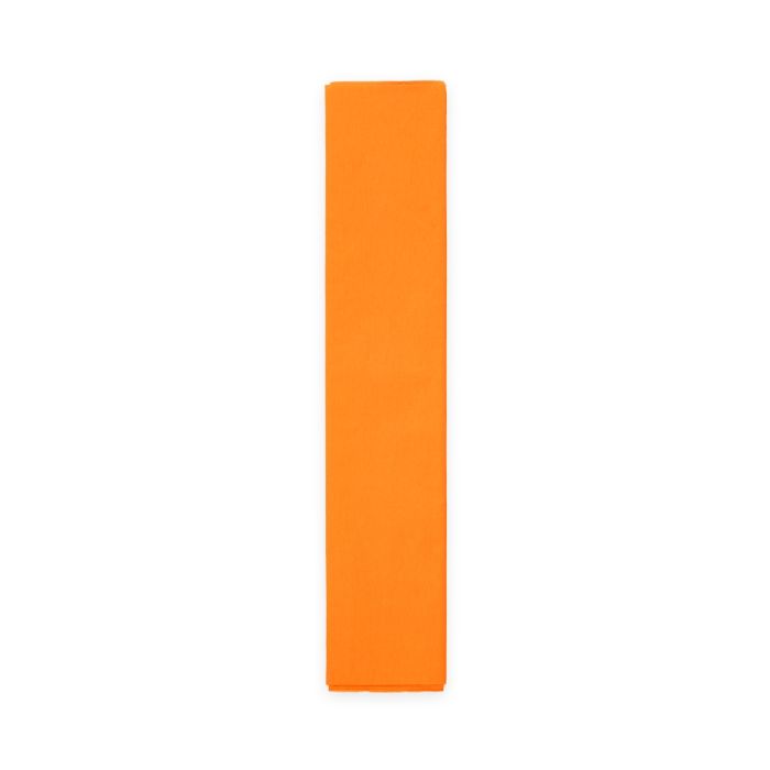 Orangenes Krepppapier 50x250 cm
