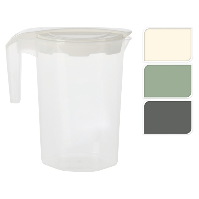 Krug mit Deckel assortiert - 1750 ml