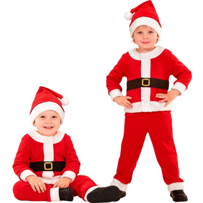 Süßes Weihnachtsmannkostüm für die Kleinsten