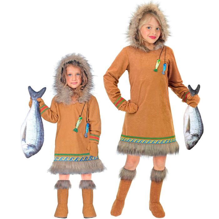 Eskimo-Kostüm für Mädchen - 3 Teile