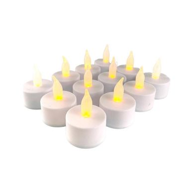 LED Teelichter inkl. Batterien 12x - 39 x 20 mm