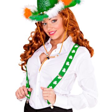 St. Patrick's Day Hosenträger grün