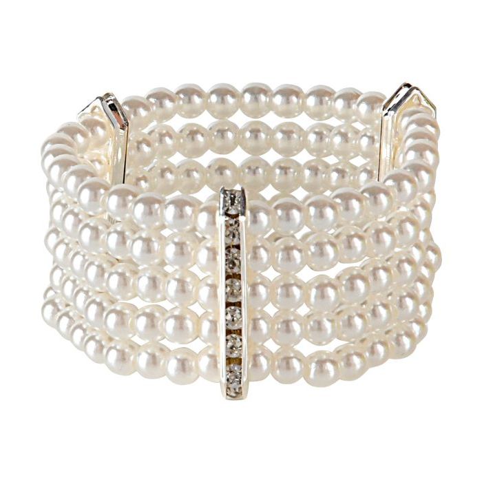 Perlenarmband mit Steinen
