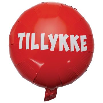Herzlichen Glückwunsch Folienballon in Rot - 45 cm