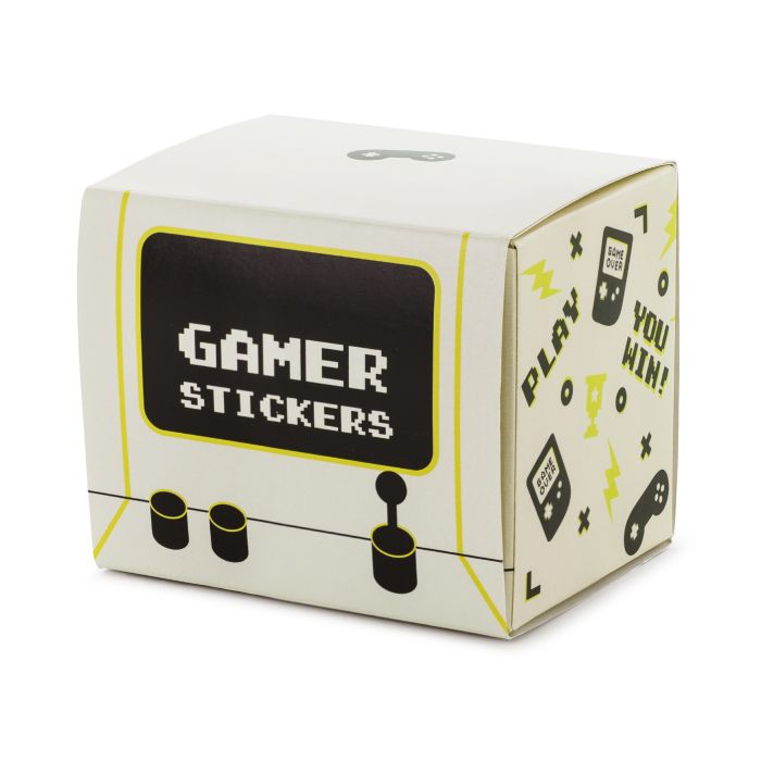 Mini-Gamer-Aufkleber-Mix 36x