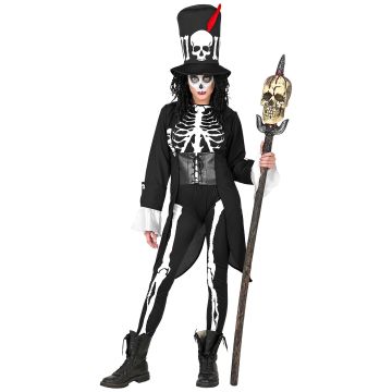 Voodoo-Skelettdame-Kostüm für Damen